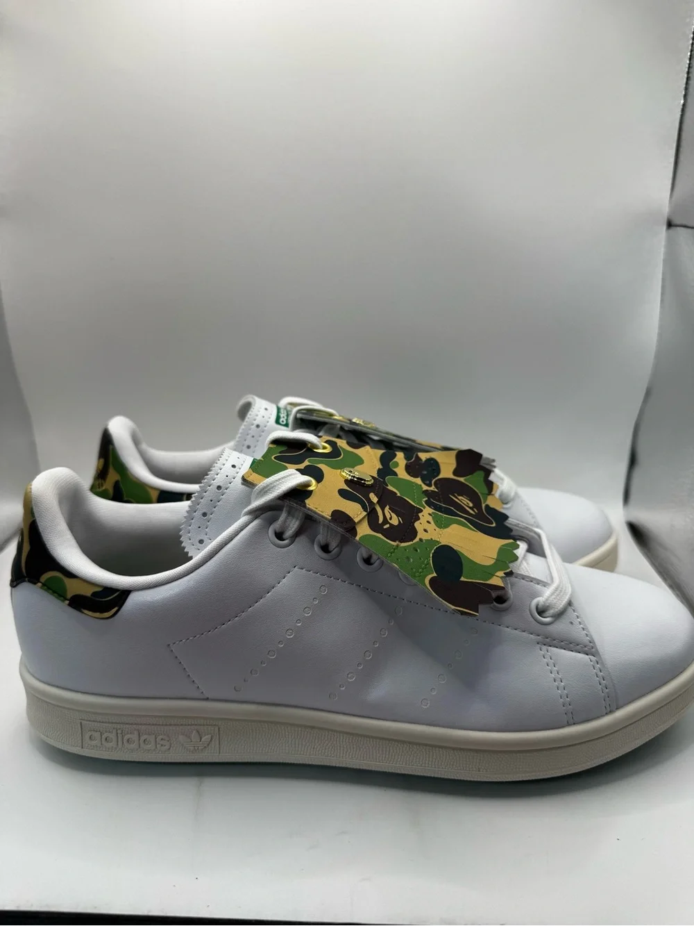 BAPE x adidas Stan Smith Golf Cloud White Green IG5916 Brand New Deadstock Size